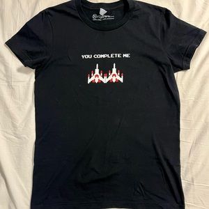 NerdyShirts.com Galaga "You Complete Me" t-shirt